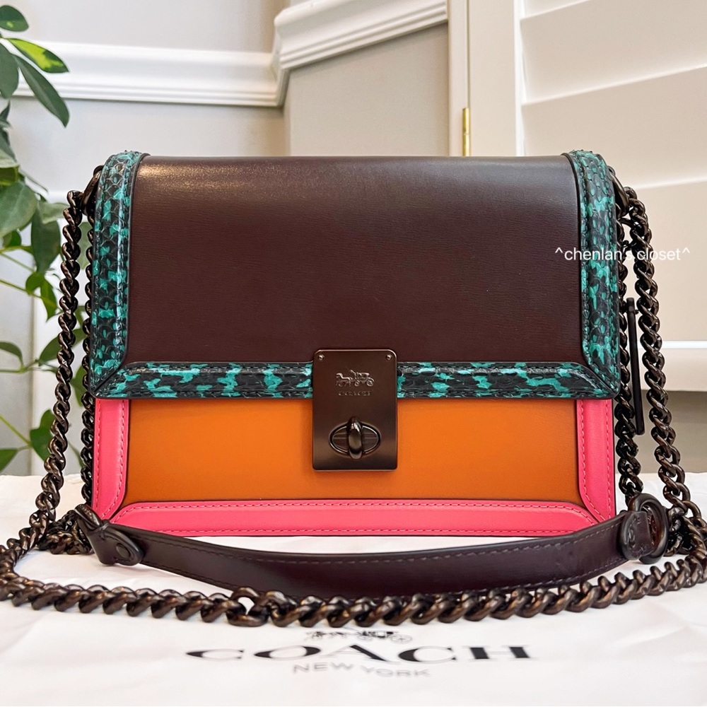 🔥Coach Hutton Colorblock Handbag